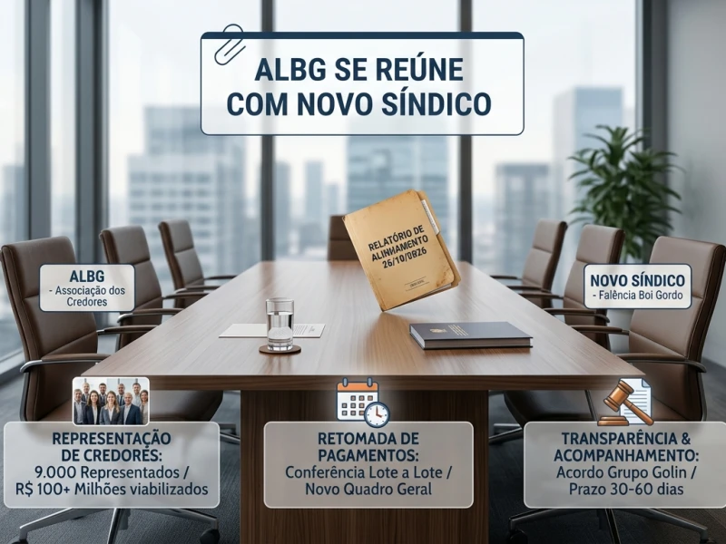 Albg se reúne com o novo síndico 